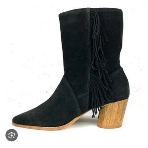Anthropologie/Bernardo Felix Western Fringe boot